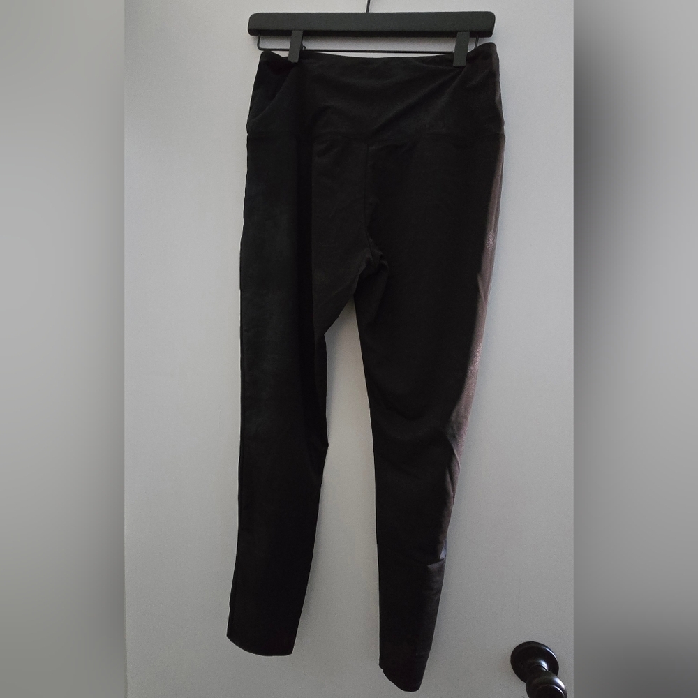 Rachel Zoe Black Shimmer Leggings SZ Large